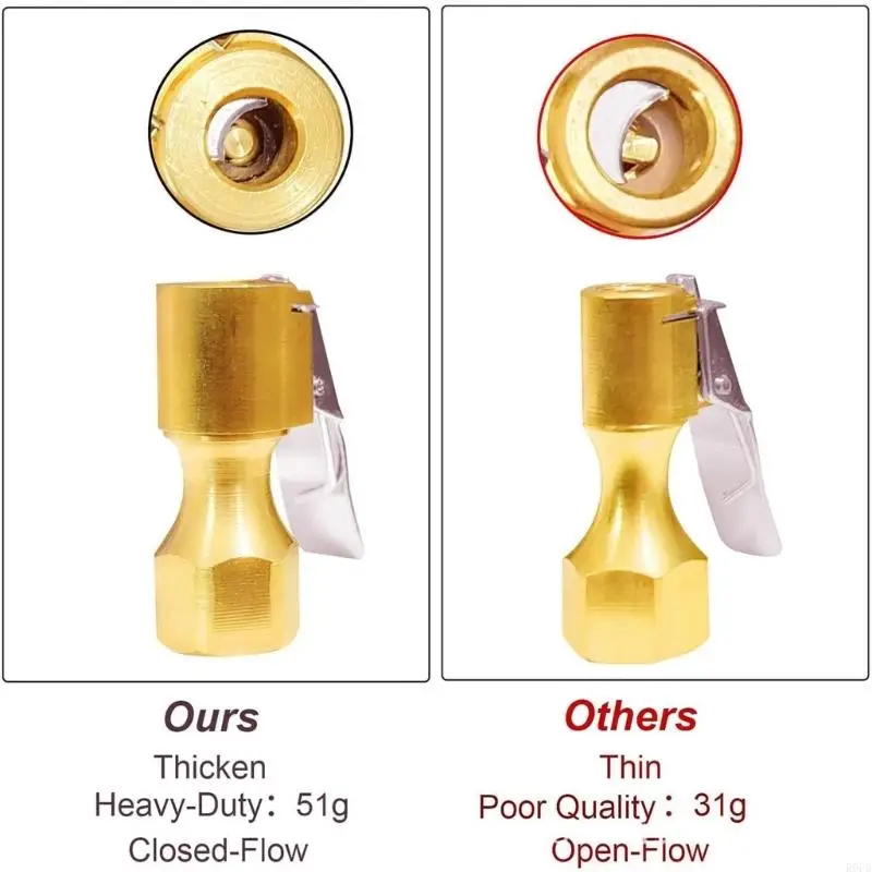 Heavy Duty Brass Valves Stem Adapter For Vehicle Motorcycles Easy Tire Inflation
Heavy Duty Brass Valves Stem Adapter For Vehicle Motorcycles Easy Tire Inflation
