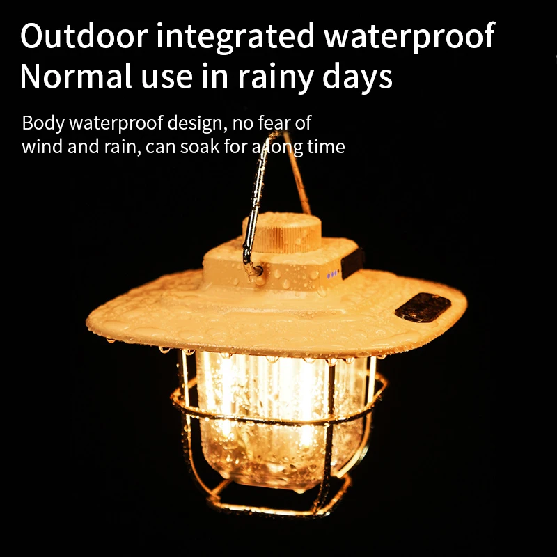 3700-6500K 1800mAh Rechargeable Camping Light High Power Light Portable Torch Tent Lantern USB Charging Hook Emergency Fishing
3700-6500K 1800mAh Rechargeable Camping Light High Power Light Portable Torch Tent Lantern USB Charging Hook Emergency Fishing