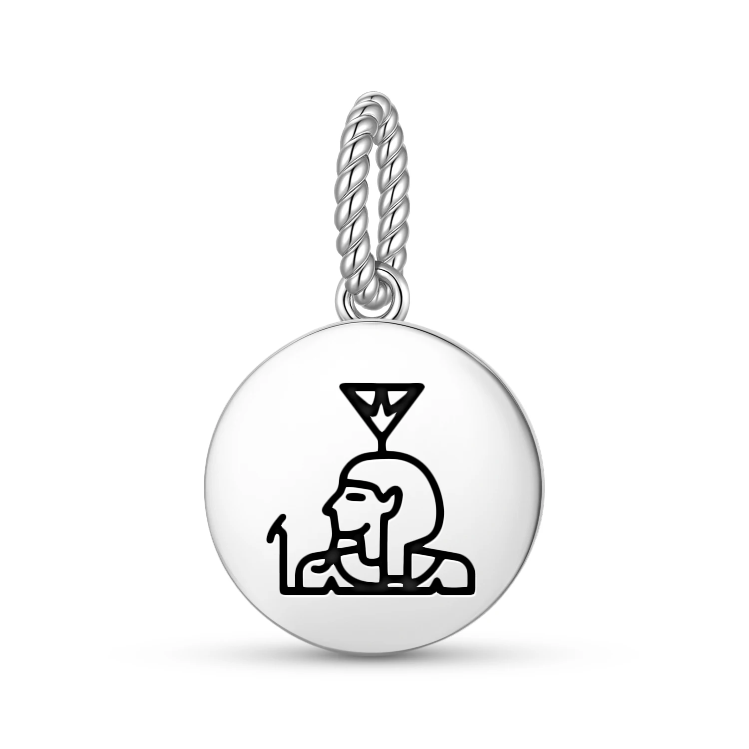 Egyptian Nefertem Pendant 925 Sterling Silver Symbol Charm Bead for Women Bracelet Necklace Jewelry Popular
Egyptian Nefertem Pendant 925 Sterling Silver Symbol Charm Bead for Women Bracelet Necklace Jewelry Popular