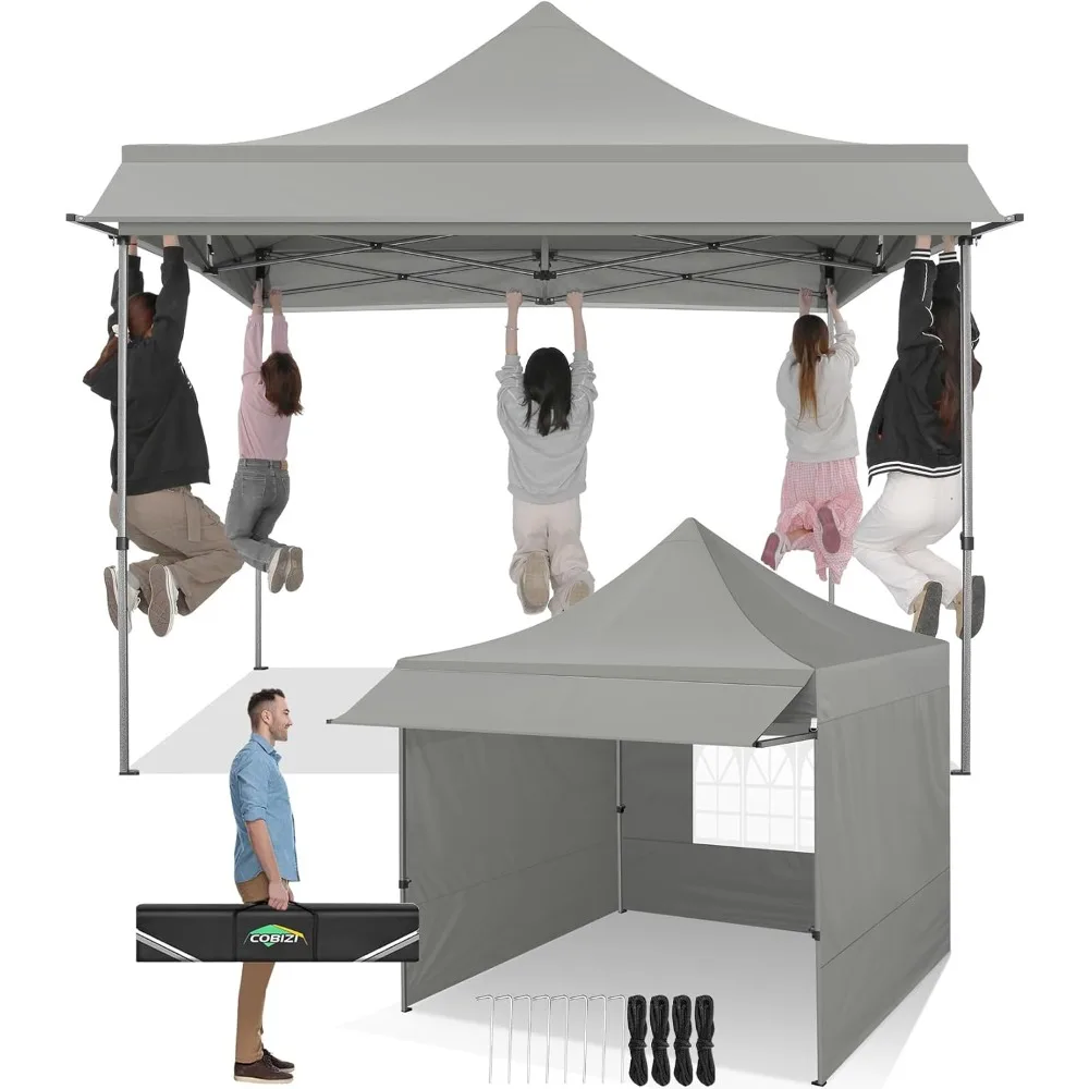 10x10 Pop Up Canopy Tent with Awning,Heavy Duty Canopy UPF 50+ All Season Wind Waterproof Commercial Outdoor Street Vendors Par
10x10 Pop Up Canopy Tent with Awning,Heavy Duty Canopy UPF 50+ All Season Wind Waterproof Commercial Outdoor Street Vendors Par