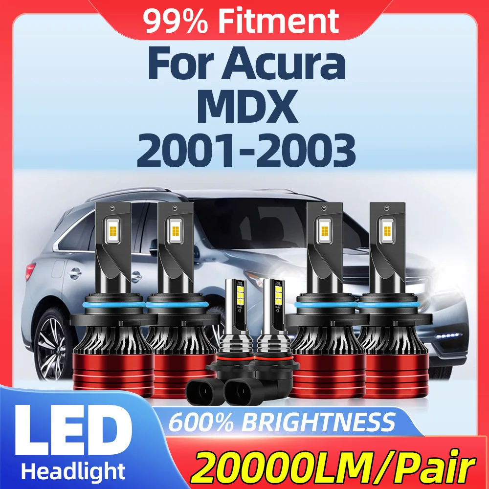 360W Turbo Auto Headlamp Bulbs 60000LM Super Bright Fog Lights 12V 6000K White LED Headlights For Acura MDX 2001 2002 2003
360W Turbo Auto Headlamp Bulbs 60000LM Super Bright Fog Lights 12V 6000K White LED Headlights For Acura MDX 2001 2002 2003