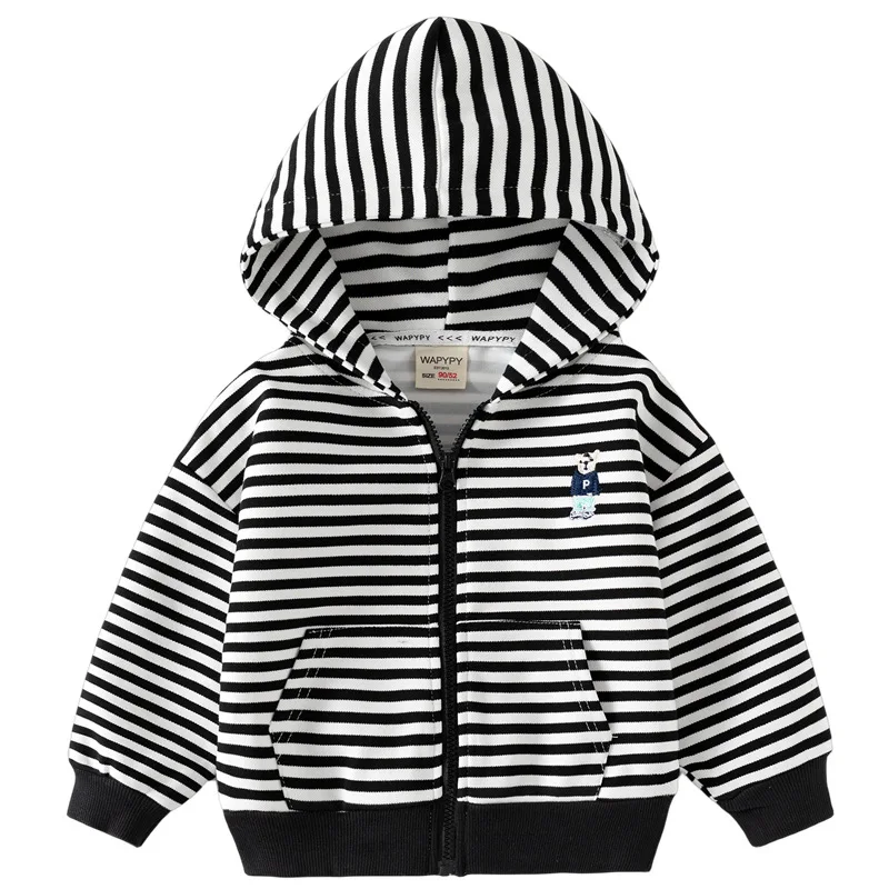 New 2025 Baby Boys Spring Autumn Fashion Jacket Coat Sportswear Kids Cartoon Striped Zipper Hooded Hoodies Casual Clothing
New 2025 Baby Boys Spring Autumn Fashion Jacket Coat Sportswear Kids Cartoon Striped Zipper Hooded Hoodies Casual Clothing