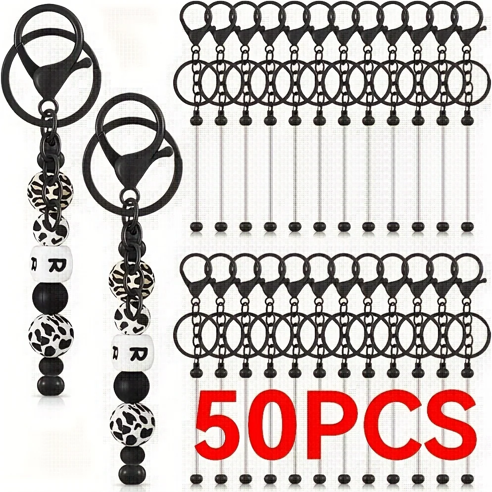 50PC DIY Metal Bead Keychain Jewelry Pendant Classic High-Quality Creative HomeMade Bead Mobile Phone Chain Keychain Bag Decor
50PC DIY Metal Bead Keychain Jewelry Pendant Classic High-Quality Creative HomeMade Bead Mobile Phone Chain Keychain Bag Decor