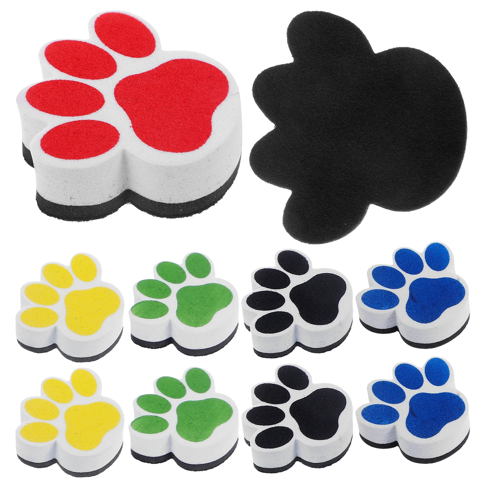 10pcs Cartoon Whiteboard Erasers EVA Magnetic Cat Claws Kids School Office Classroom Yellow Green Black Red Dry Erase Tools
10pcs Cartoon Whiteboard Erasers EVA Magnetic Cat Claws Kids School Office Classroom Yellow Green Black Red Dry Erase Tools