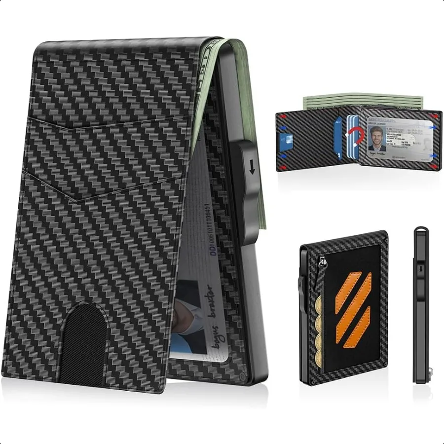 Wallet for Men Popup Case Cash Slot RFID Blocking Mens Wallet with ID Window Minimalist Wallet for Credit Cards With Coin Pocke
Wallet for Men Popup Case Cash Slot RFID Blocking Mens Wallet with ID Window Minimalist Wallet for Credit Cards With Coin Pocke
