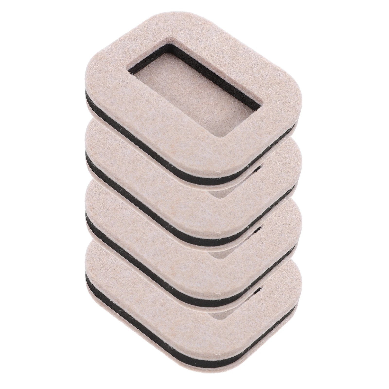 4Pcs Anti Slip Card Pad Chair Wheels Stopper Furniture Caster Cups Gripper Protector Floor Khaki Office Wear Resistant Felt 
4Pcs Anti Slip Card Pad Chair Wheels Stopper Furniture Caster Cups Gripper Protector Floor Khaki Office Wear Resistant Felt