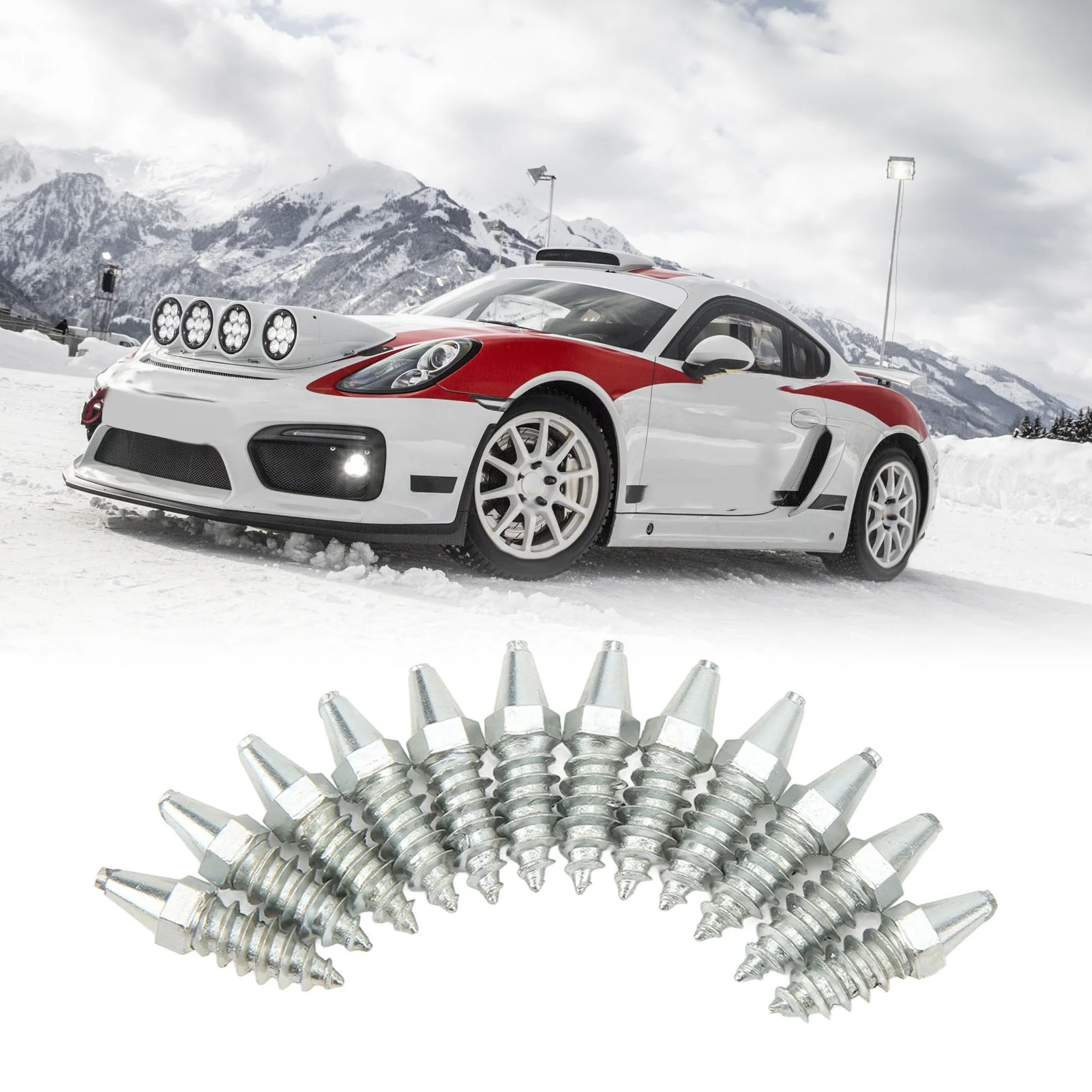 50PCS Car Wheel Tyre Stud Slip Resistant Strong Grip Snow Tire Spikes for Loader Skid Steer Tractor Forklift Motorcycle
50PCS Car Wheel Tyre Stud Slip Resistant Strong Grip Snow Tire Spikes for Loader Skid Steer Tractor Forklift Motorcycle