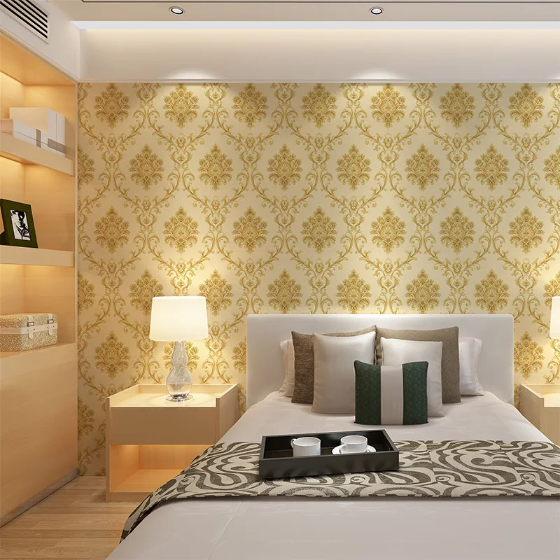 3D Embossed Damascus Wallpaper Home Decor European Style Living Room Hotel Background Wall Обои Bedroom Papel Tapiz Pared
3D Embossed Damascus Wallpaper Home Decor European Style Living Room Hotel Background Wall Обои Bedroom Papel Tapiz Pared