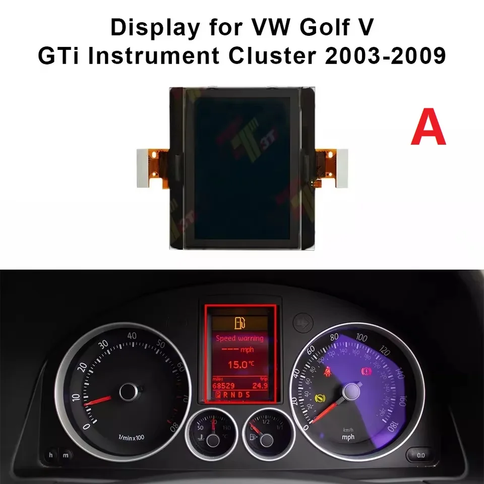 Dashboard LCD Display for VW Passat Jetta Golf V GTi Touran, Skoda Octavia Instrument Cluster
Dashboard LCD Display for VW Passat Jetta Golf V GTi Touran, Skoda Octavia Instrument Cluster