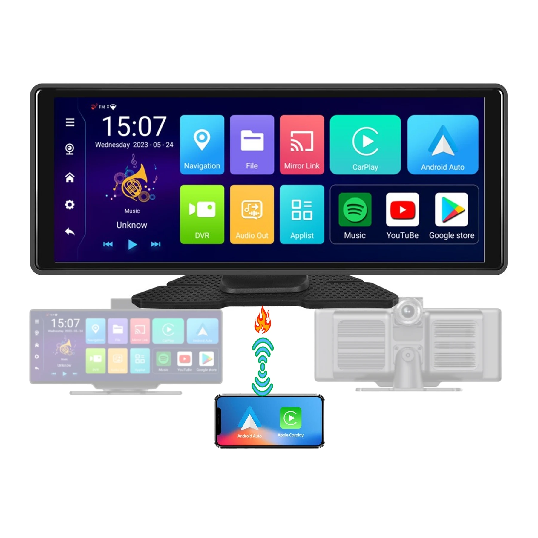 Smart Screen Android Car Radio Stereo Android Car Wireless Bluetooth Global Positioning System 4G FM MP5 Player
Smart Screen Android Car Radio Stereo Android Car Wireless Bluetooth Global Positioning System 4G FM MP5 Player