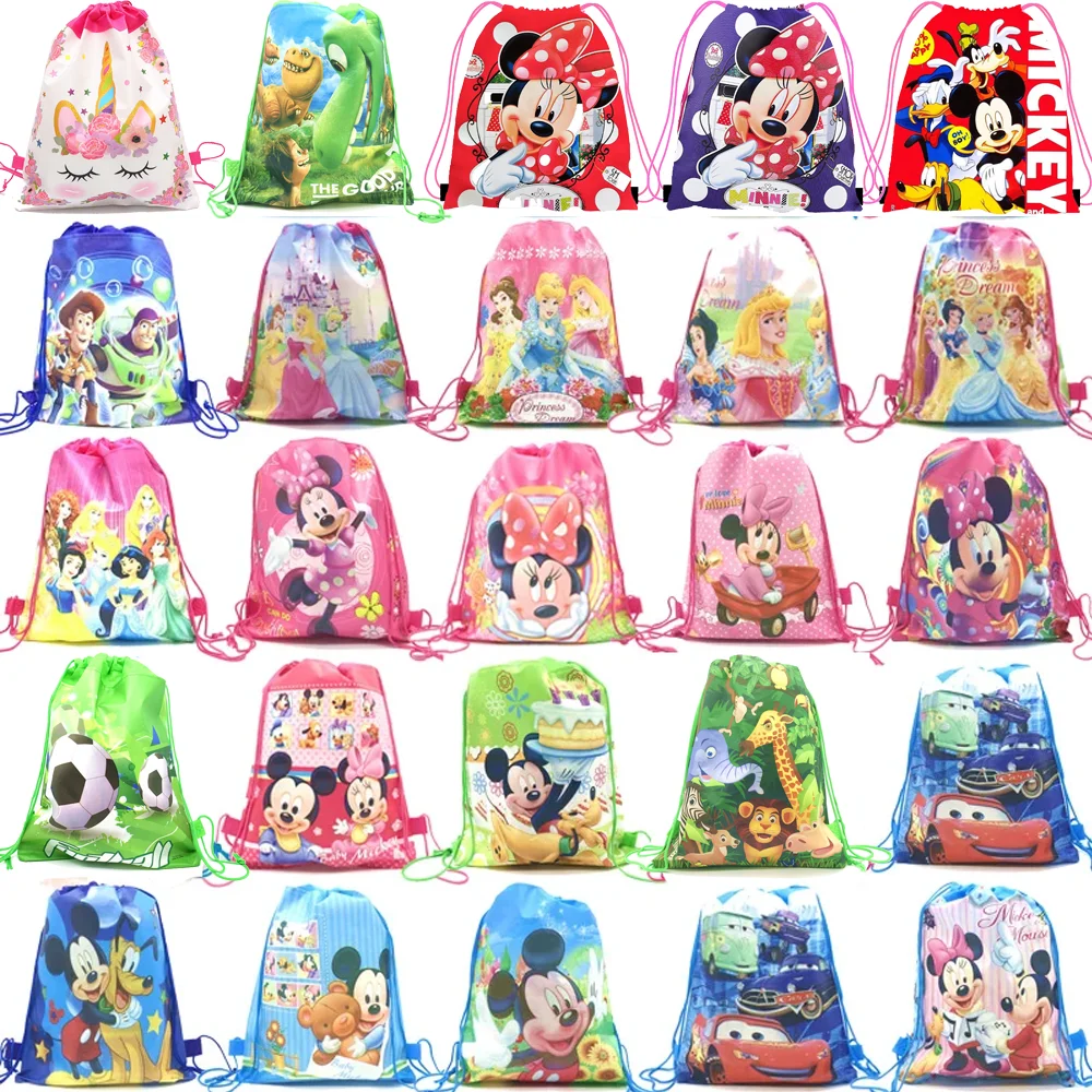 10/20/30/40 Disney Cars Princess Sofia Frozen Moana Snow White Minnie Mickey Non-woven Fabrics Shopping Bag Drawstring Backpack
10/20/30/40 Disney Cars Princess Sofia Frozen Moana Snow White Minnie Mickey Non-woven Fabrics Shopping Bag Drawstring Backpack