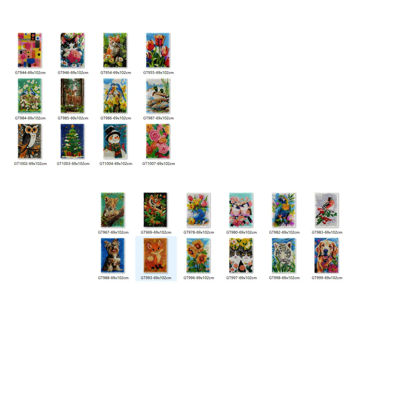 Bee latch hook kit rug canvas printing Swans handwerken knooppakket diy carpet embroidery handmade 69-102 birds
Bee latch hook kit rug canvas printing Swans handwerken knooppakket diy carpet embroidery handmade 69-102 birds