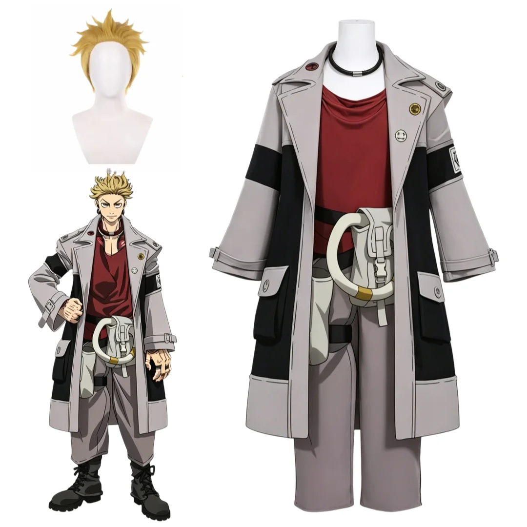 Anime GACHIAKUTA Enjin Cosplay Costume With Wig Full Set Outfit For Halloween Carnival Role Play
Anime GACHIAKUTA Enjin Cosplay Costume With Wig Full Set Outfit For Halloween Carnival Role Play