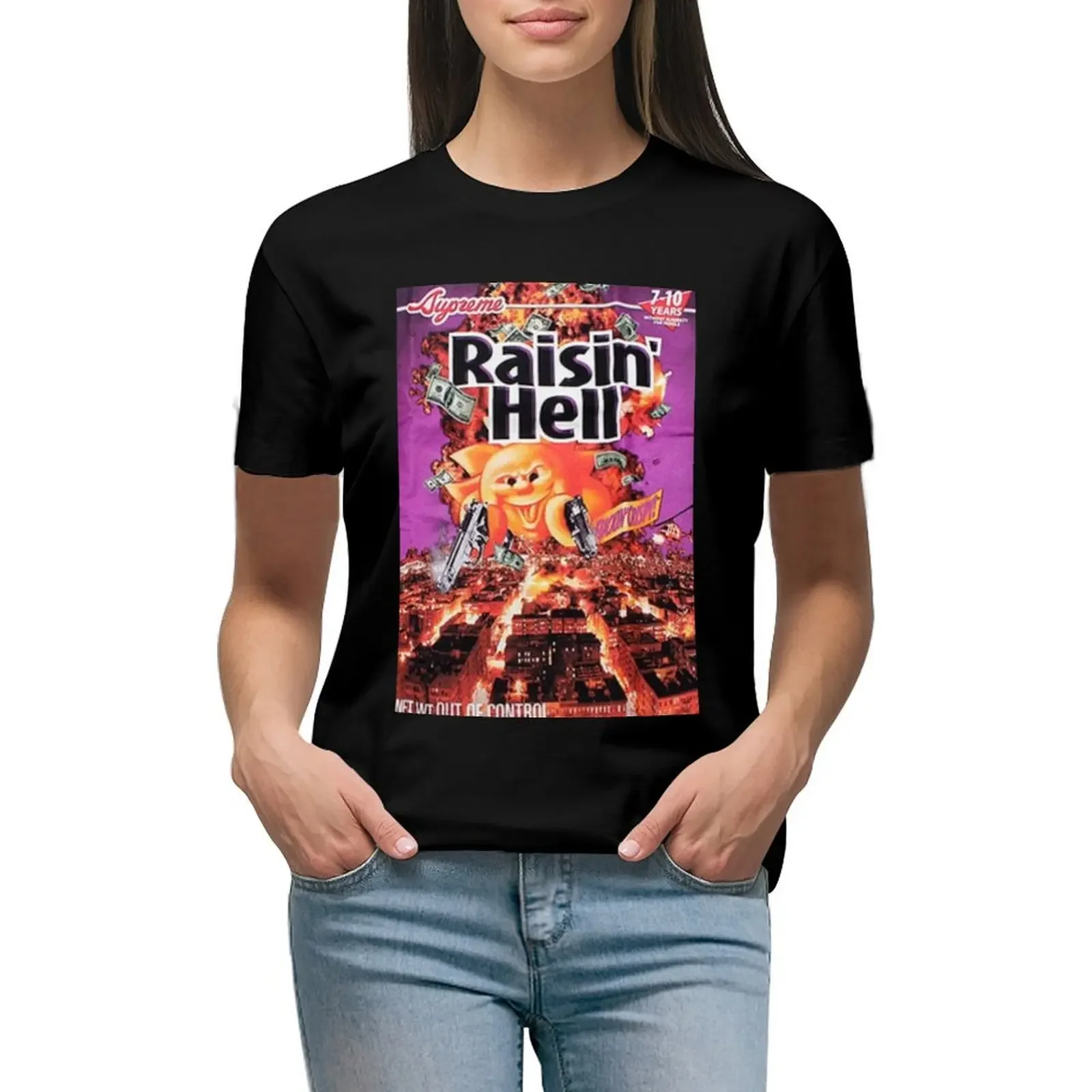 Raisin Hell T-Shirt kawaii clothes hippie clothes graphics shirts graphic tees white t-shirt dress for Women sexy
Raisin Hell T-Shirt kawaii clothes hippie clothes graphics shirts graphic tees white t-shirt dress for Women sexy