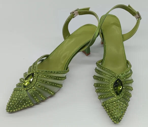 INSIGHTLINK Women's Red Green Blue Gold Color Rhinestones high heeled Shoes Diamonds high-heeled Stiletto sandals Party Shoes
INSIGHTLINK Women's Red Green Blue Gold Color Rhinestones high heeled Shoes Diamonds high-heeled Stiletto sandals Party Shoes