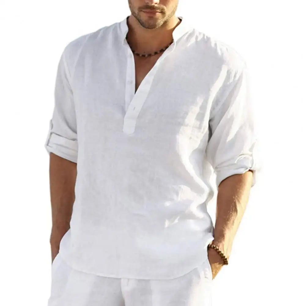 2023 New Men's Linen Long Sleeve T-Shirt Solid Color Loose Casual T-Shirt Long Sleeve Cotton Linen Shirt Plus Size Shirts Men
2023 New Men's Linen Long Sleeve T-Shirt Solid Color Loose Casual T-Shirt Long Sleeve Cotton Linen Shirt Plus Size Shirts Men