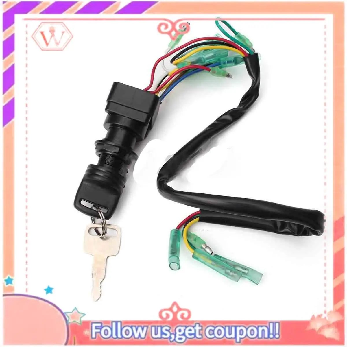 A88U-Ignition Switch Key Assembly For Yamaha Outboard Motor Control Box 2/4-Strok 703-82510-43-00
A88U-Ignition Switch Key Assembly For Yamaha Outboard Motor Control Box 2/4-Strok 703-82510-43-00