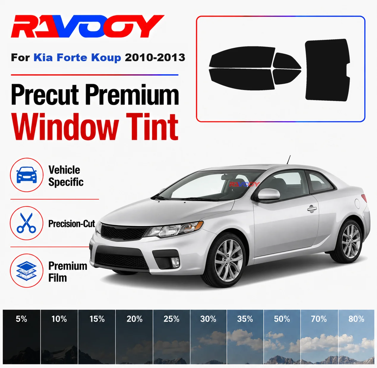 Premium Precut Window Tint Kit Front Rear Windows Rear Windshield For Kia Forte Koup 2010-2013 Complete Set Nano Ceramic Film
Premium Precut Window Tint Kit Front Rear Windows Rear Windshield For Kia Forte Koup 2010-2013 Complete Set Nano Ceramic Film