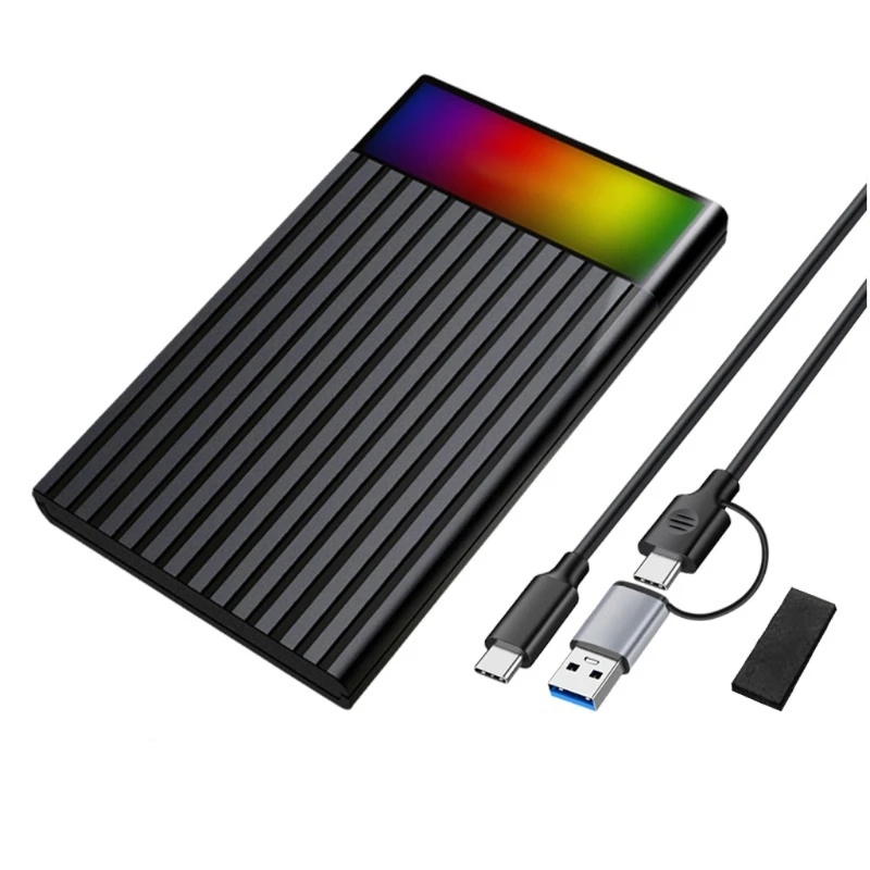 Профессиональный корпус SSD 6 Гбит/с 2,5 дюйма USB SSD Корпус SSD Box с RGB-подсветкой для ноутбуков QXNF
Профессиональный корпус SSD 6 Гбит/с 2,5 дюйма USB SSD Корпус SSD Box с RGB-подсветкой для ноутбуков QXNF