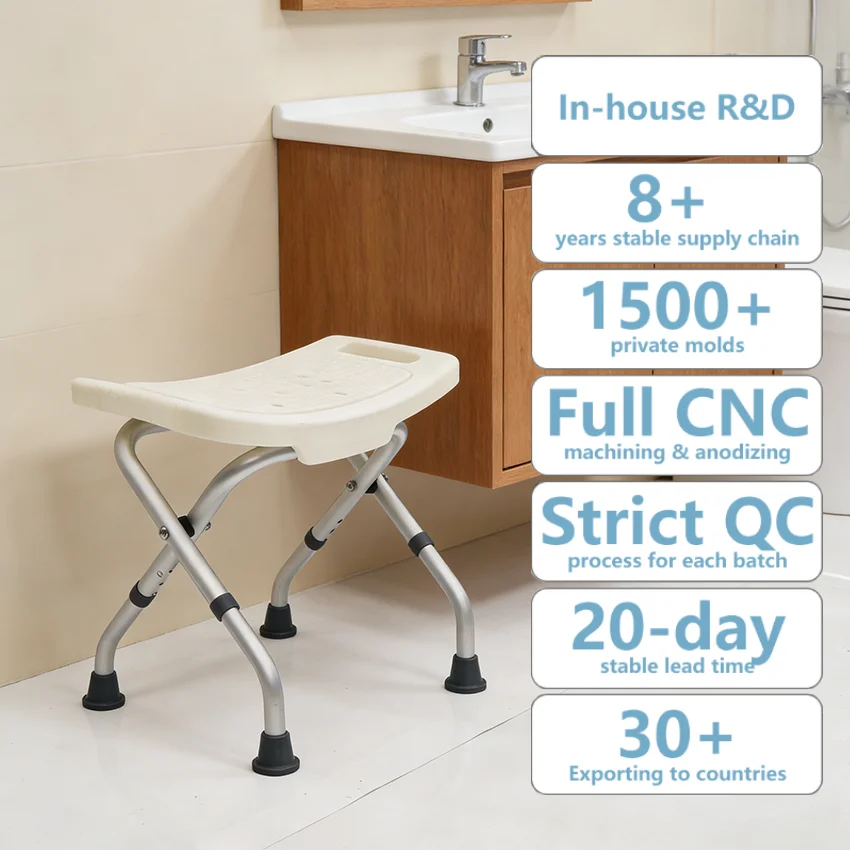 Simplywalk Aluminum Alloy 136KG Bath Shower Chair Strong Tub Paraplegic UKCA Customization
Simplywalk Aluminum Alloy 136KG Bath Shower Chair Strong Tub Paraplegic UKCA Customization