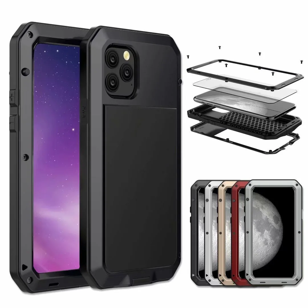 Heavy Duty Protection Armor Metal Aluminum Case for iPhone 16 17 Pro Max Plus 16e Shockproof Cover
Heavy Duty Protection Armor Metal Aluminum Case for iPhone 16 17 Pro Max Plus 16e Shockproof Cover