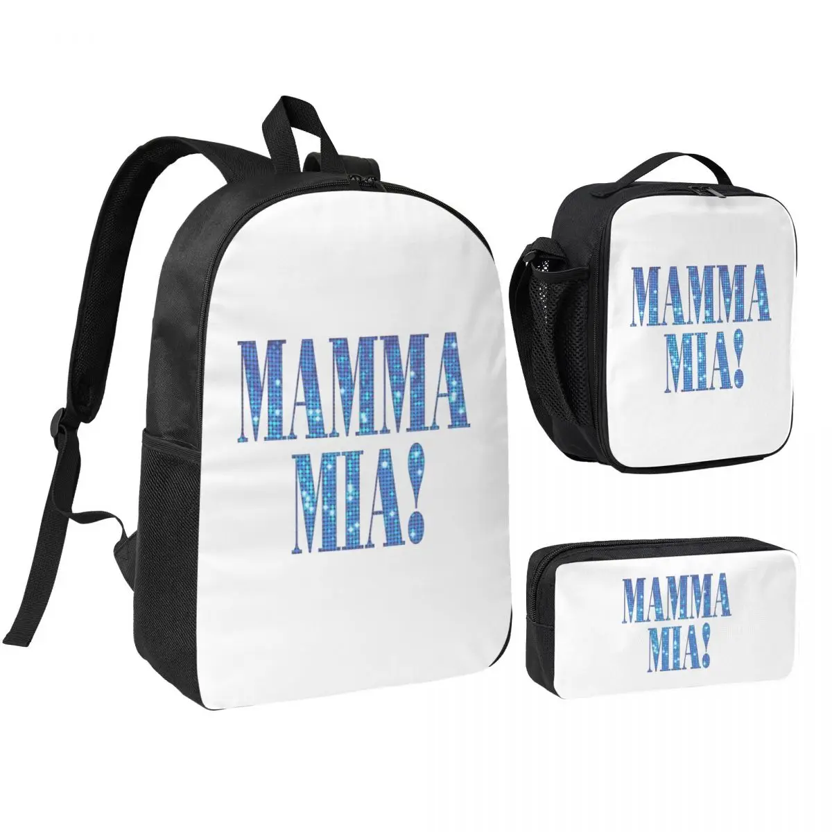 Mamma Mia -disco Backpack Boys Girls BookBag School Bag Shoulder Bags 3ps Insulated Lunch Bag Pencil Case
Mamma Mia -disco Backpack Boys Girls BookBag School Bag Shoulder Bags 3ps Insulated Lunch Bag Pencil Case