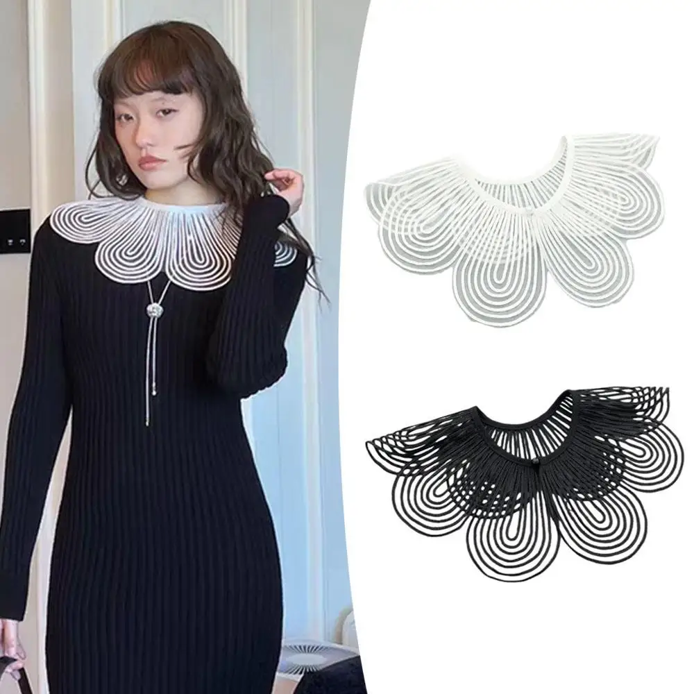 Кружевной винтажный жемчужный пуговиц, съемный искусственный воротник, волнистый съемный воротник, сплошной цвет, дышащая вышивка, накладной воротник, веревка
Кружевной винтажный жемчужный пуговиц, съемный искусственный воротник, волнистый съемный воротник, сплошной цвет, дышащая вышивка, накладной воротник, веревка