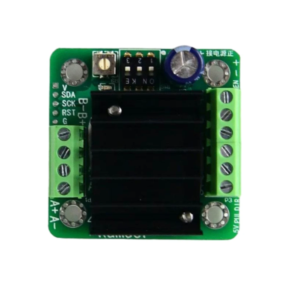 ZD-M42S 39/42 Micro Stepper Motor Drive Module DC32V Driver 128 Subdivision with Heat Dissipation for 42 Two-phase Stepper Motor
ZD-M42S 39/42 Micro Stepper Motor Drive Module DC32V Driver 128 Subdivision with Heat Dissipation for 42 Two-phase Stepper Motor