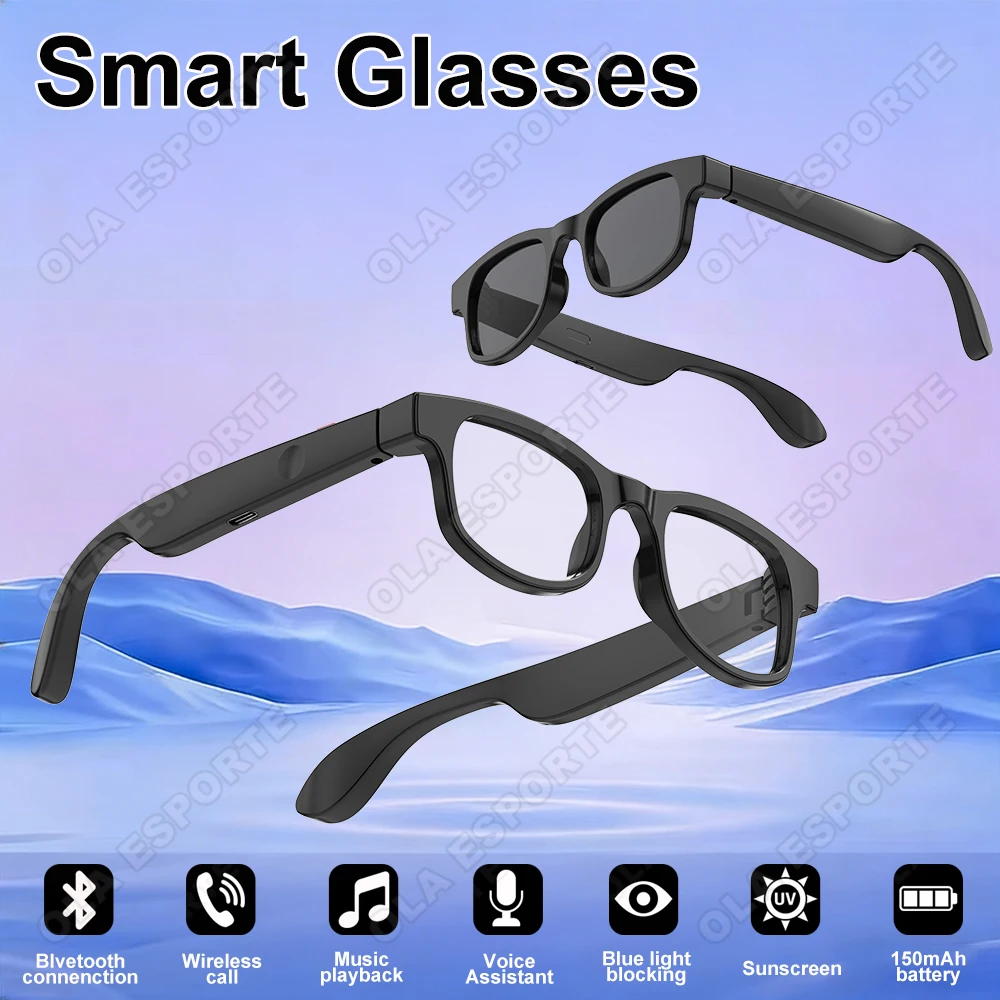 New Smart Glasses AI Voice Assistant Navigation Audio Call Music Player Multifunctional Smart Glasses For Men Women Sunglasses
New Smart Glasses AI Voice Assistant Navigation Audio Call Music Player Multifunctional Smart Glasses For Men Women Sunglasses