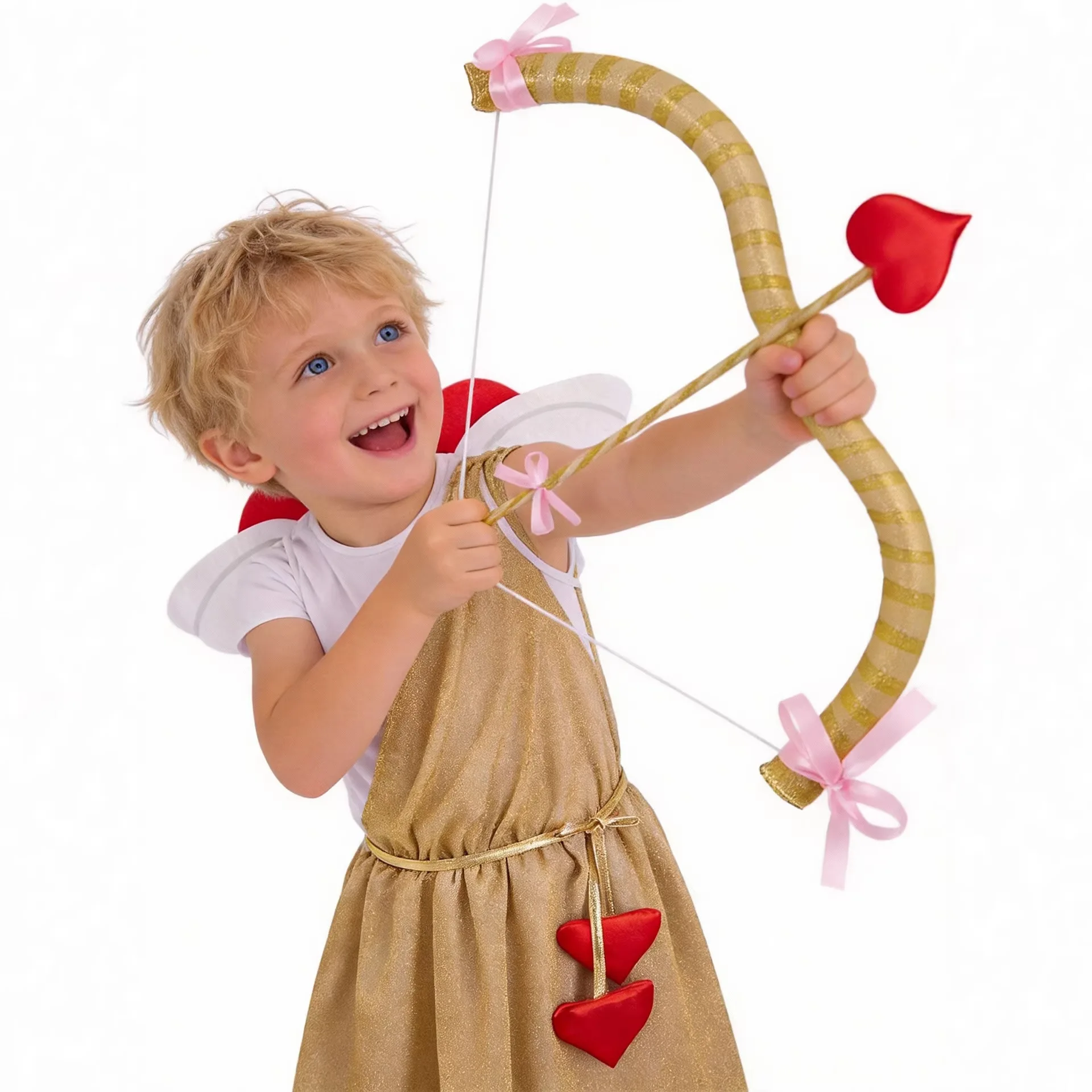 Children Cupid Cosplay Costume Valentine's Day Outfit for Boys Girls Eros Angel Wings Kindergarten Performance Dress Up Suit
Children Cupid Cosplay Costume Valentine's Day Outfit for Boys Girls Eros Angel Wings Kindergarten Performance Dress Up Suit
