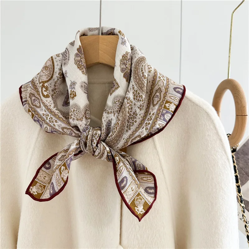 Womens Elegant Wool Neck Scarves Wraps Vintage Paisley Printed Medium Square 25"X25"
Womens Elegant Wool Neck Scarves Wraps Vintage Paisley Printed Medium Square 25"X25"