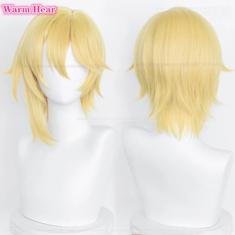 Game ES Nito Nazuna Golden Yellow Short 40cm Cosplay Wig Heat Resistant Synthetic Hair Halloween Party Role Play Wigs + Wig Cap
Game ES Nito Nazuna Golden Yellow Short 40cm Cosplay Wig Heat Resistant Synthetic Hair Halloween Party Role Play Wigs + Wig Cap