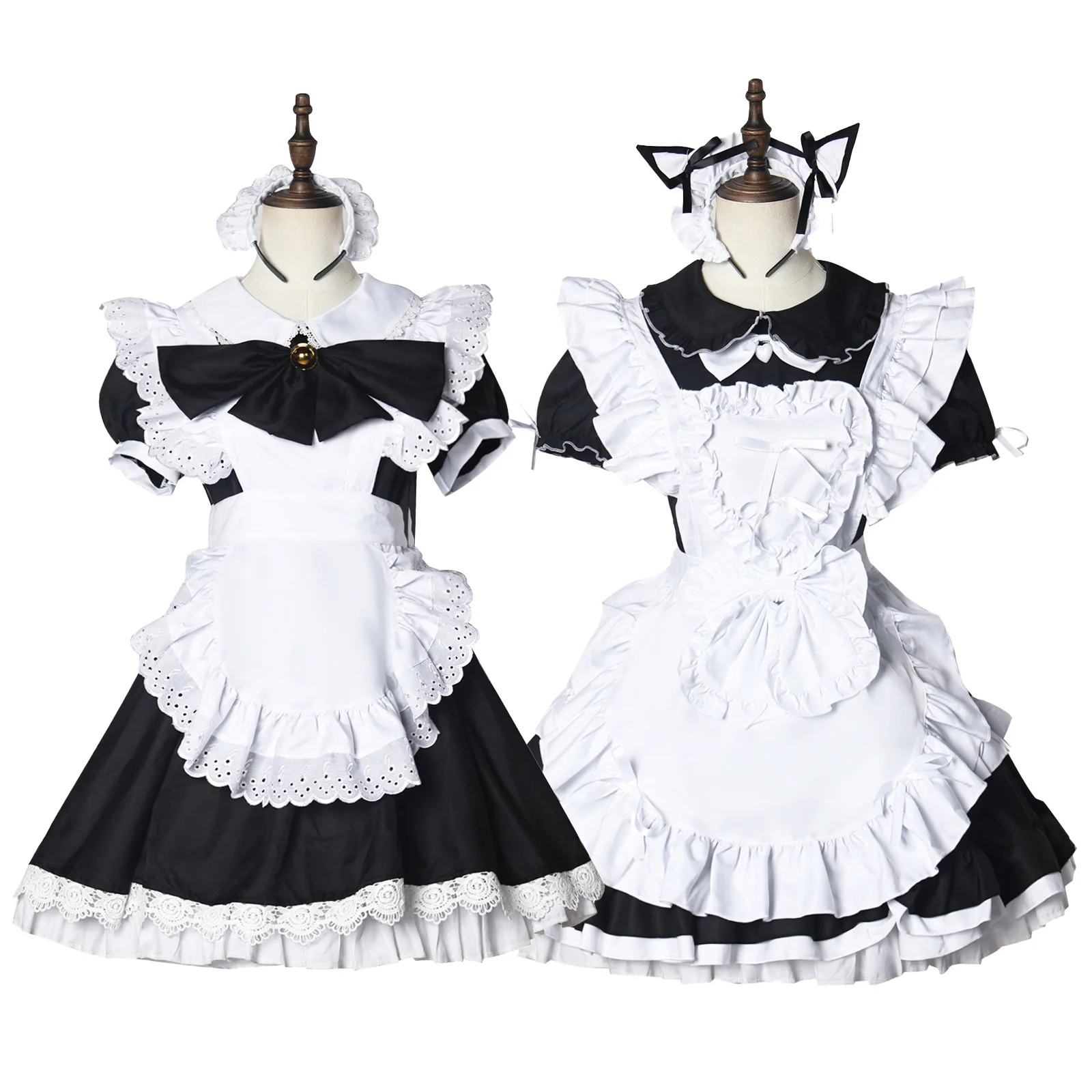 Black White Lolita Suit Maid Cosplay Costume Cafe Servant Uniform Anime Role Dress Up Anime Wear Halloween Clothing
Black White Lolita Suit Maid Cosplay Costume Cafe Servant Uniform Anime Role Dress Up Anime Wear Halloween Clothing