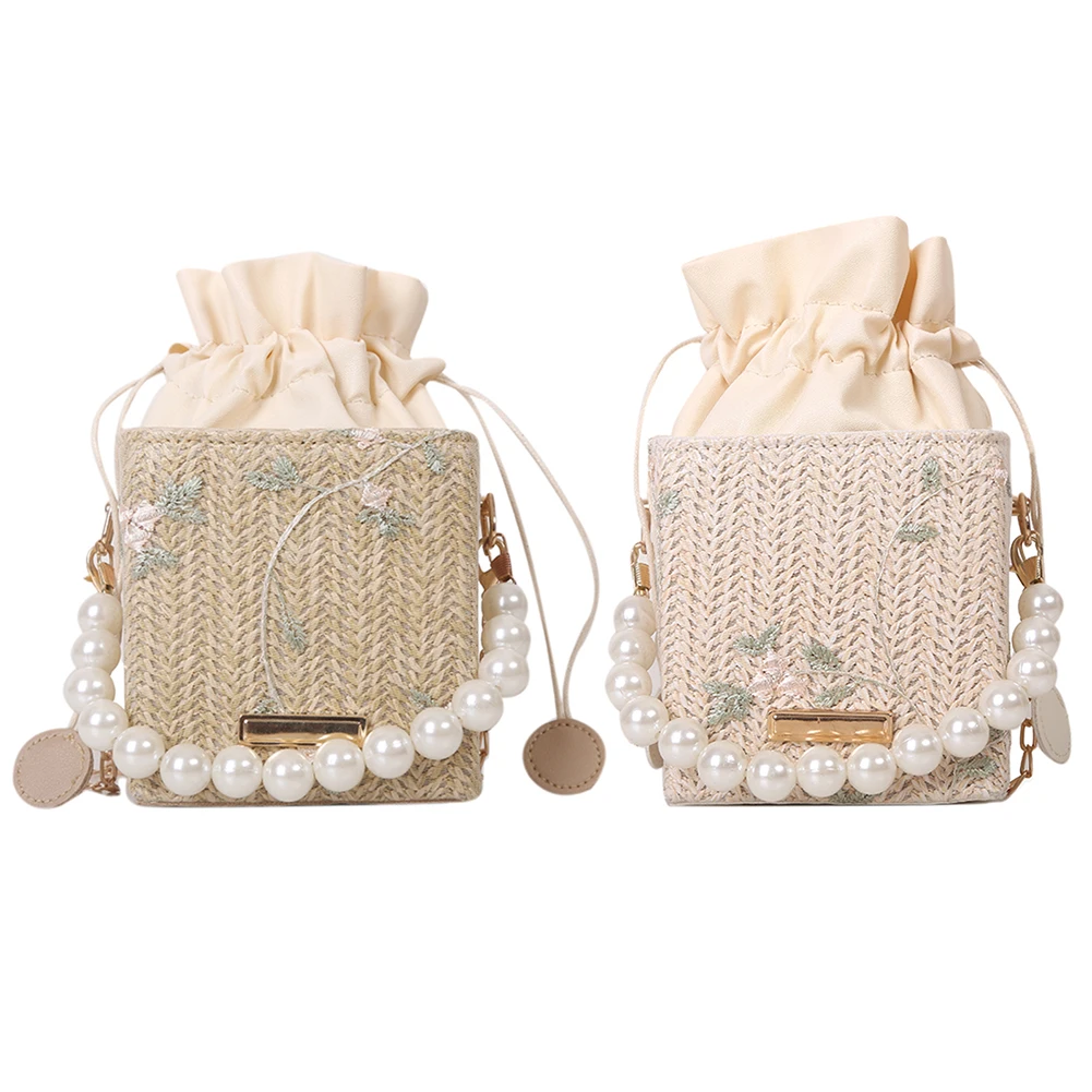 Vintage Women Top-Handle Bags Hand-Woven Shoulder Underarm Bags Ladies Summer Beach Woven Traveling Handbags
Vintage Women Top-Handle Bags Hand-Woven Shoulder Underarm Bags Ladies Summer Beach Woven Traveling Handbags