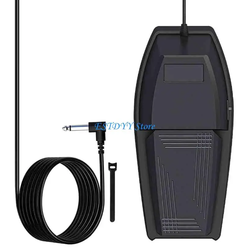 G6DE Foot Pedal Professional Sustain Pedal Perfect for Electronic Keyboards Devices Polarity Reversible Design Extended Cord
G6DE Foot Pedal Professional Sustain Pedal Perfect for Electronic Keyboards Devices Polarity Reversible Design Extended Cord