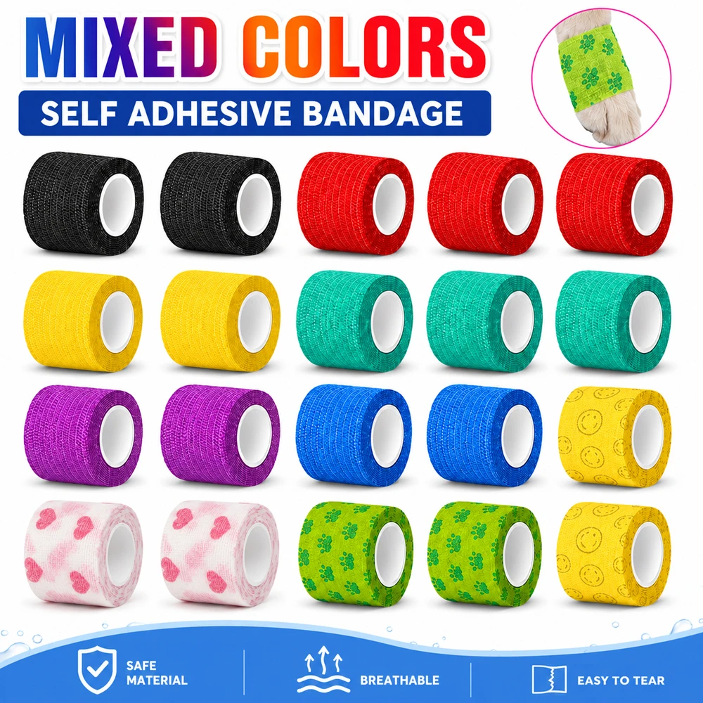 54/45/36/27/18/9pcs Mixed Tattoo Grip Cover Wraps Self Adhesive Tattoo Elastic Bandage Sports Wrap Tape Tattoo Accessories
54/45/36/27/18/9pcs Mixed Tattoo Grip Cover Wraps Self Adhesive Tattoo Elastic Bandage Sports Wrap Tape Tattoo Accessories