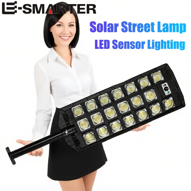 Powerful Outdoor Solar Street Light LED Motion Sensor Lighting Lamp Sunlight Street Garden Path Yard Lantern with Remote Control
Powerful Outdoor Solar Street Light LED Motion Sensor Lighting Lamp Sunlight Street Garden Path Yard Lantern with Remote Control