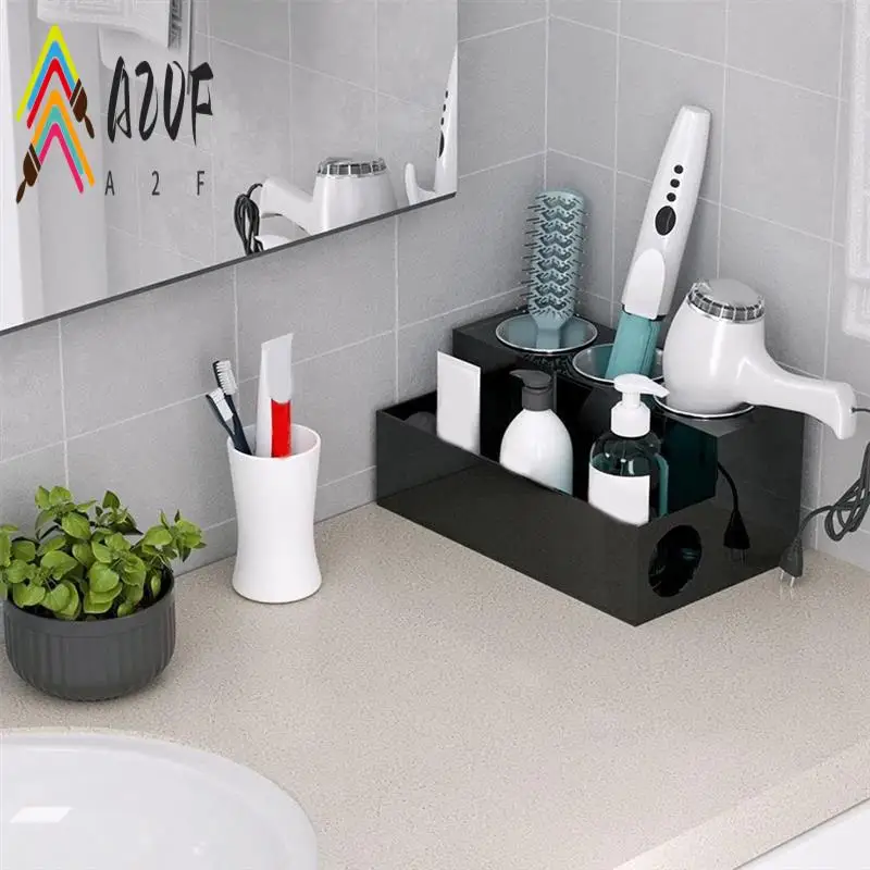 A20F-Hair Tool Organizer Acrylic Countertop Hair Dryer And Styling Holder Makeup Toiletries Vanity Storage Stand With Cups 
A20F-Hair Tool Organizer Acrylic Countertop Hair Dryer And Styling Holder Makeup Toiletries Vanity Storage Stand With Cups