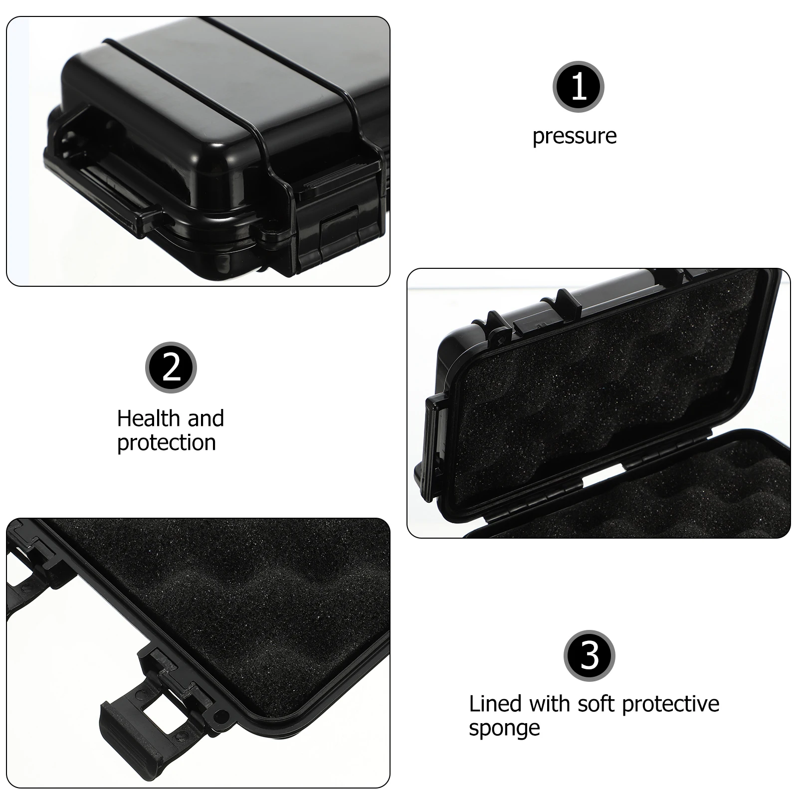Waterproof Box Shockproof Pressure Resistant Lightweight Portable Outdoor Storage Case Container Phone Holder Survivor
Waterproof Box Shockproof Pressure Resistant Lightweight Portable Outdoor Storage Case Container Phone Holder Survivor