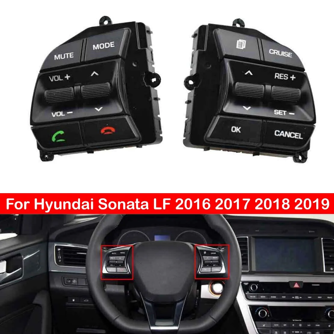 Автомобильный кнопочный переключатель на руль для Hyundai Sonata LF 2016 2017 2018 2019
Автомобильный кнопочный переключатель на руль для Hyundai Sonata LF 2016 2017 2018 2019