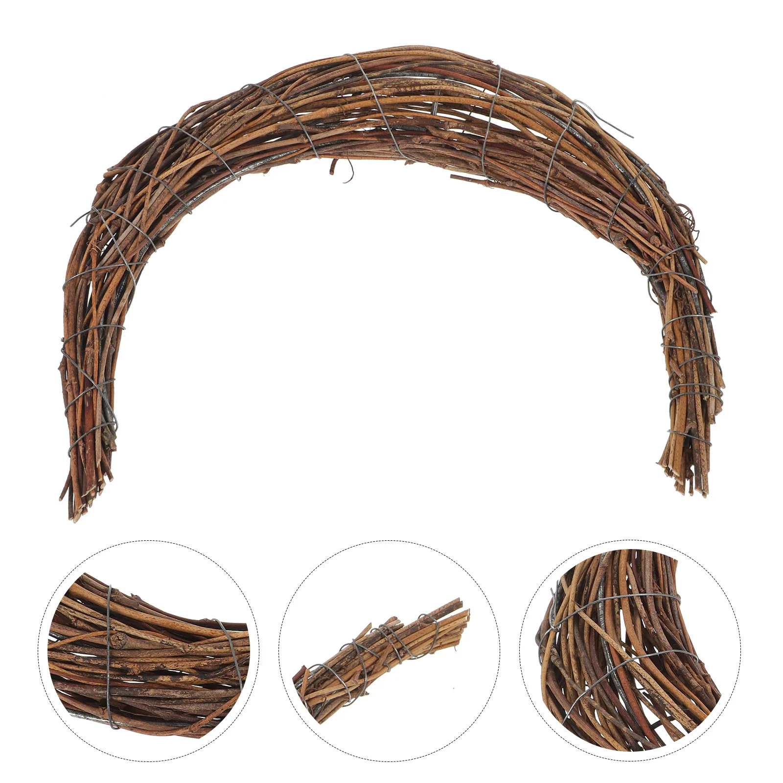 DIY Rattan Wreath Ring Moon Shape Natural Vine Frame for Handmade Holiday Wedding Wall Decor Wreath DIY Rattan 
DIY Rattan Wreath Ring Moon Shape Natural Vine Frame for Handmade Holiday Wedding Wall Decor Wreath DIY Rattan