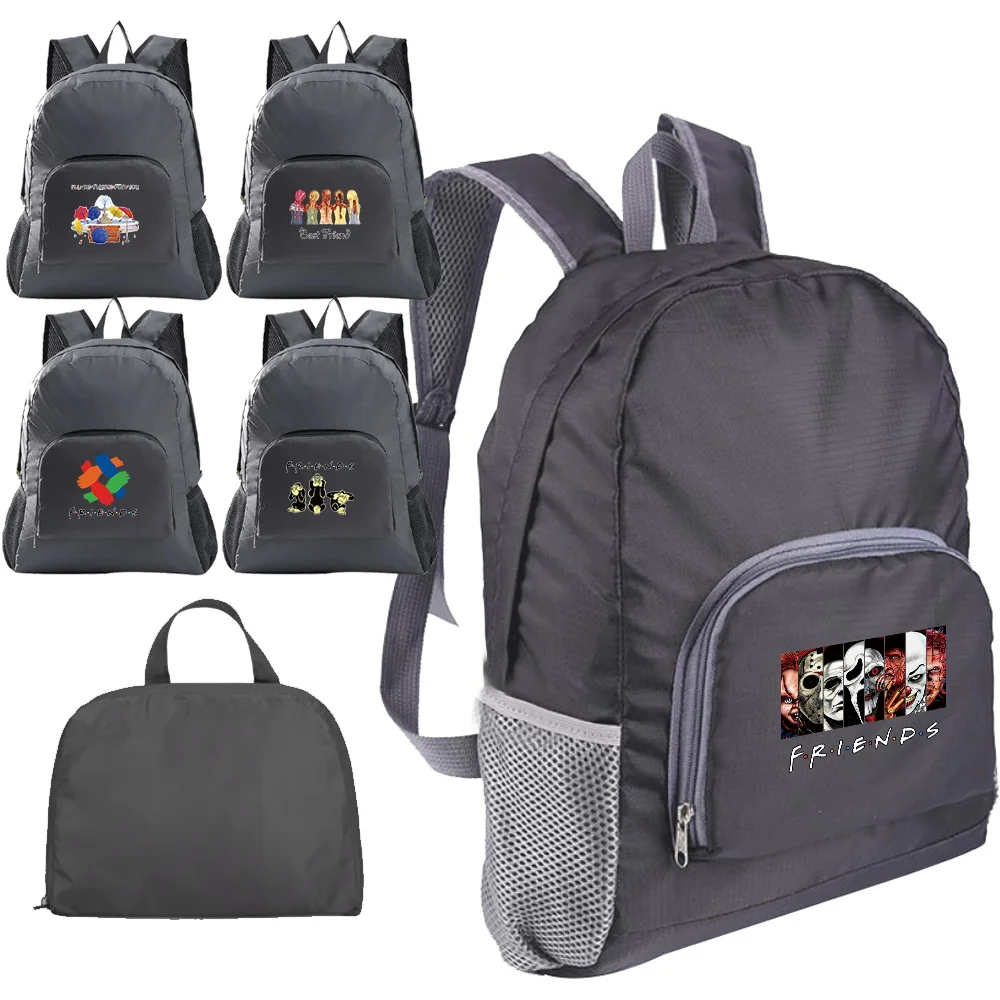 Friends Printing Lightweight Folding Backpack Hiking Fashion Simple Ultra-light Travel Sports Storage Backpack.
Friends Printing Lightweight Folding Backpack Hiking Fashion Simple Ultra-light Travel Sports Storage Backpack.