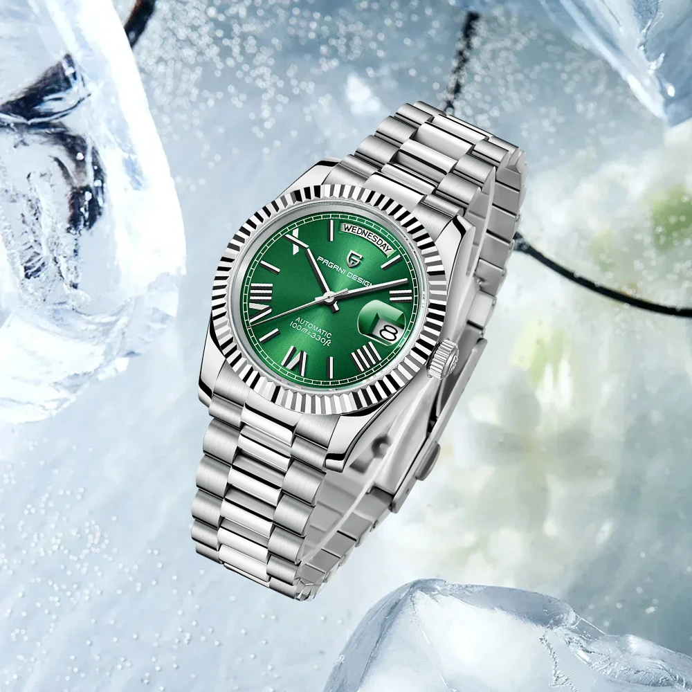 PAGANI DESIGN Men's Watch ST16 Mechanical Watches Automatic Watches Luxury AR Sapphire Mirror Wristwatch Complete Calendar Clock
PAGANI DESIGN Men's Watch ST16 Mechanical Watches Automatic Watches Luxury AR Sapphire Mirror Wristwatch Complete Calendar Clock