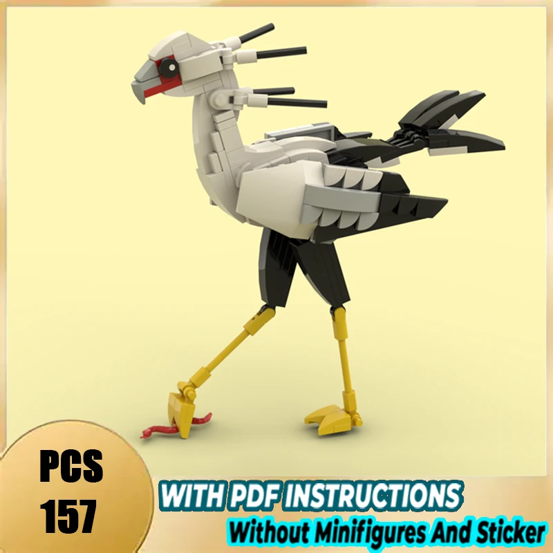 Exquisite brand new MOC building blocks Secretary bird Technical modules bricks model gift Christmas toy DIY assembly set!
Exquisite brand new MOC building blocks Secretary bird Technical modules bricks model gift Christmas toy DIY assembly set!