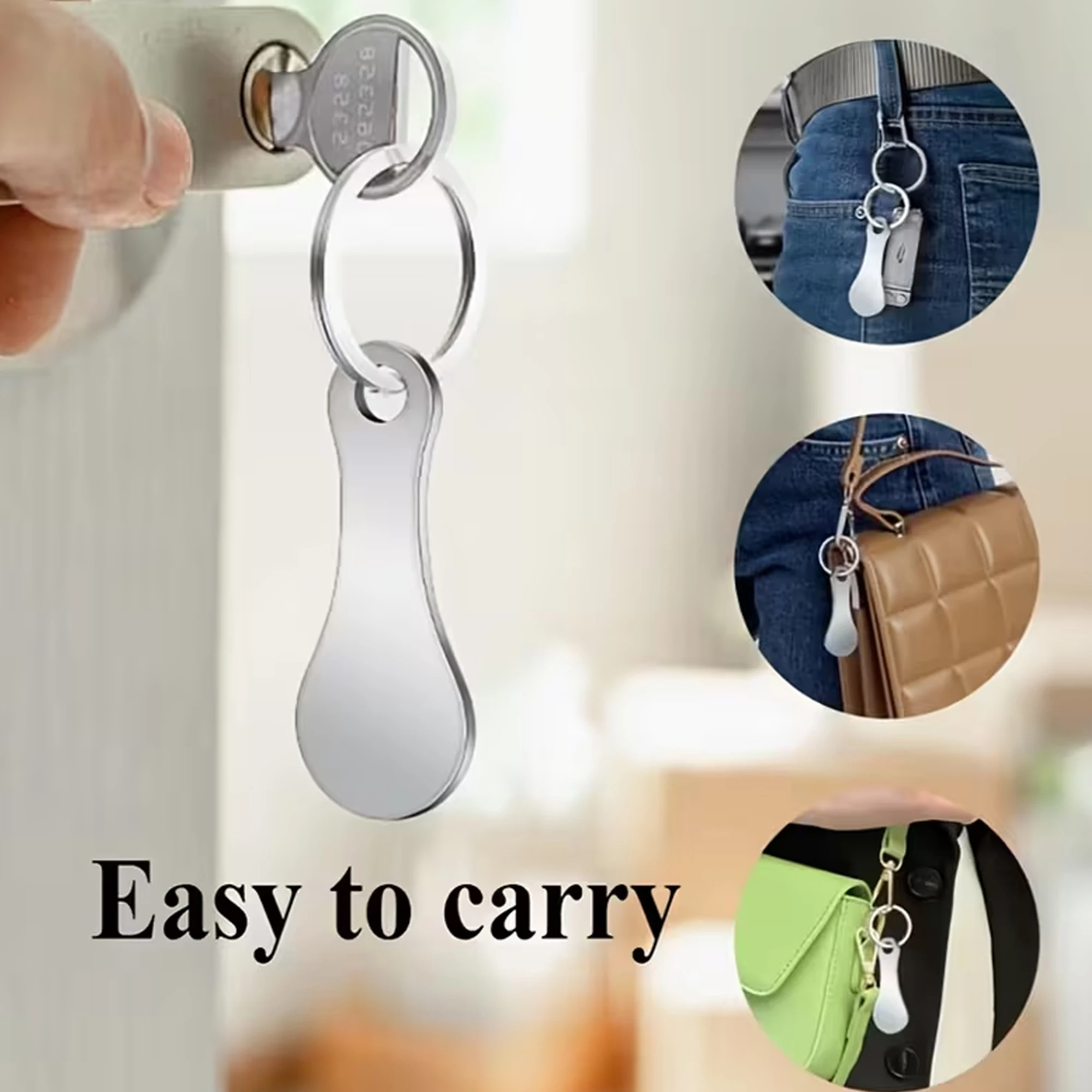 Bundle Deal 6-24Pcs Stainless Steel Trolley Cart Tokenrings Keychains Portable Quarter Holder Keychain for Home Outdoor
Bundle Deal 6-24Pcs Stainless Steel Trolley Cart Tokenrings Keychains Portable Quarter Holder Keychain for Home Outdoor
