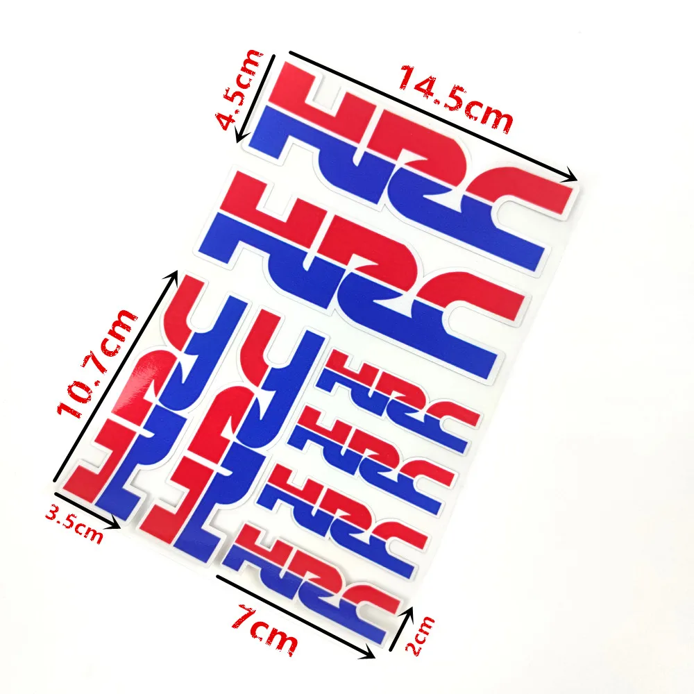 HRC Motorcycle Decoration Stickers for Honda Reflective Waterproof Helmet Racing Decals Accessories Sponsor Stickers
HRC Motorcycle Decoration Stickers for Honda Reflective Waterproof Helmet Racing Decals Accessories Sponsor Stickers