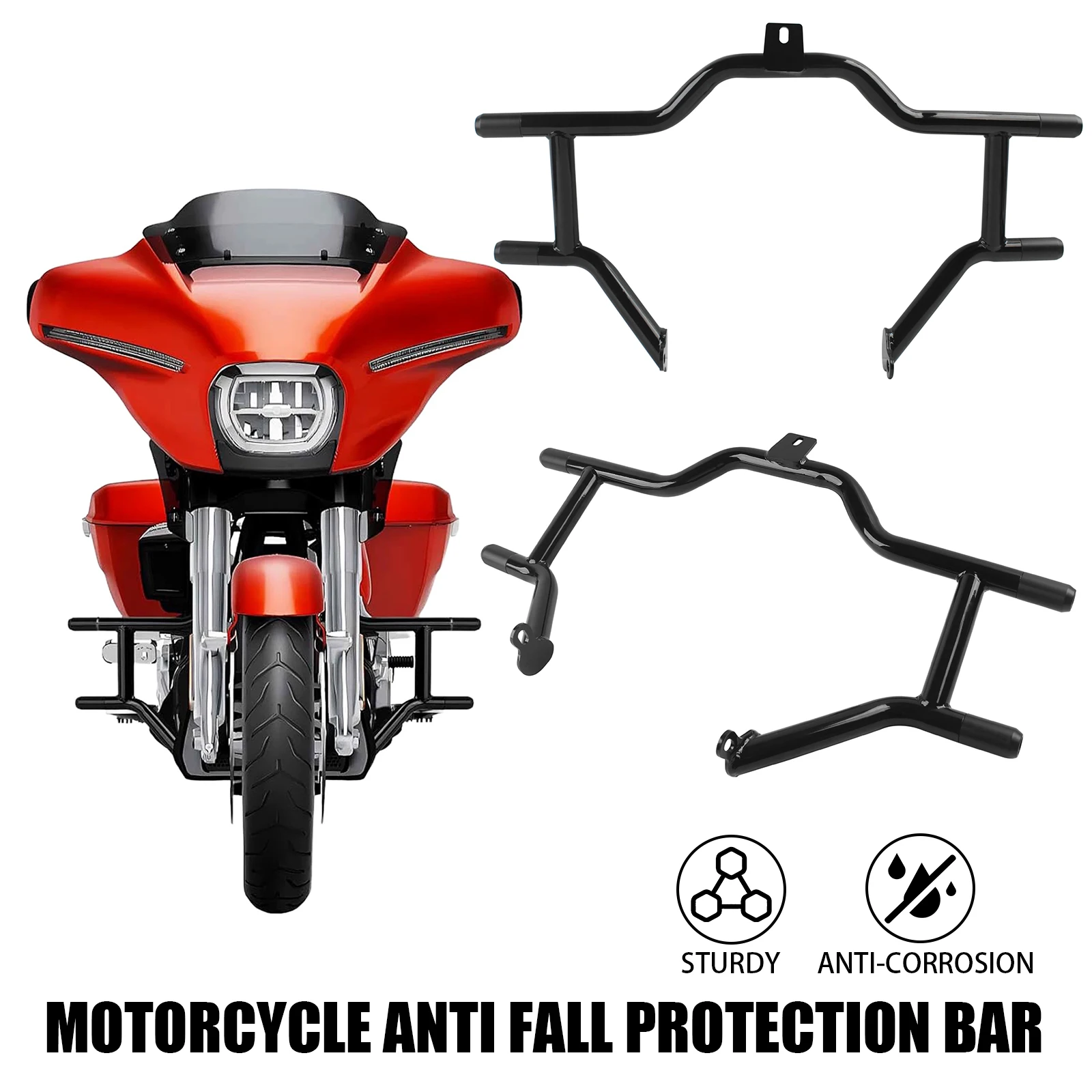 Motorcycle Front Bumper Engine Guard Crash Bar Protector For Harley Touring Road King Electra Street Glide 2009-2024
Motorcycle Front Bumper Engine Guard Crash Bar Protector For Harley Touring Road King Electra Street Glide 2009-2024