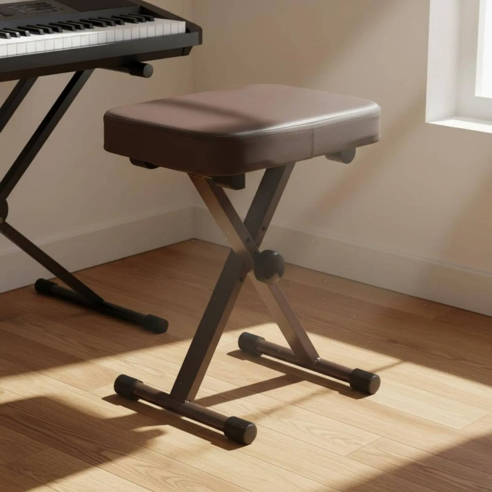 Foldable Piano Bench Easy to Stow-Away Adjustable Piano Stool Cross-Frame Keyboard Bench Padded Seat Music Gear Portable
Foldable Piano Bench Easy to Stow-Away Adjustable Piano Stool Cross-Frame Keyboard Bench Padded Seat Music Gear Portable