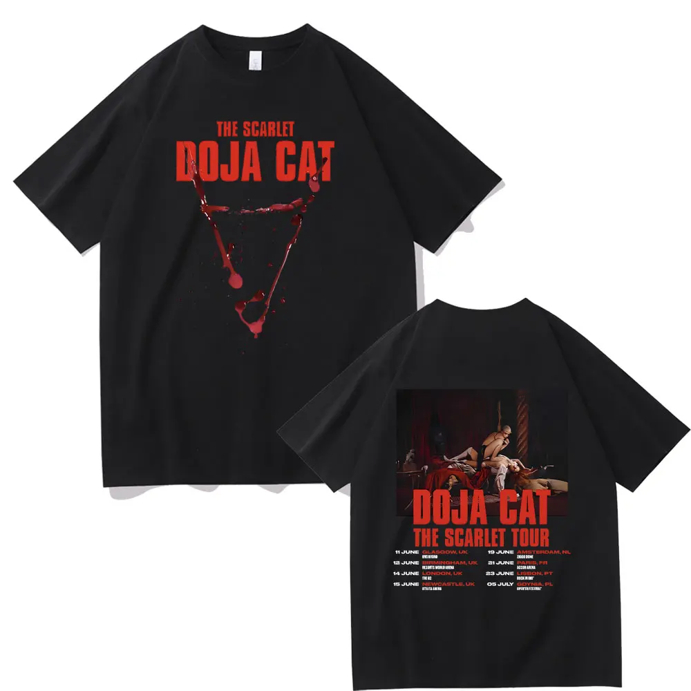 Rapper Doja Cat The Scarlet Tour Concert T-shirts Men Women Hip Hop Oversized Tshirt Unisex Fashion Vintage T Shirts Fans Gift
Rapper Doja Cat The Scarlet Tour Concert T-shirts Men Women Hip Hop Oversized Tshirt Unisex Fashion Vintage T Shirts Fans Gift
