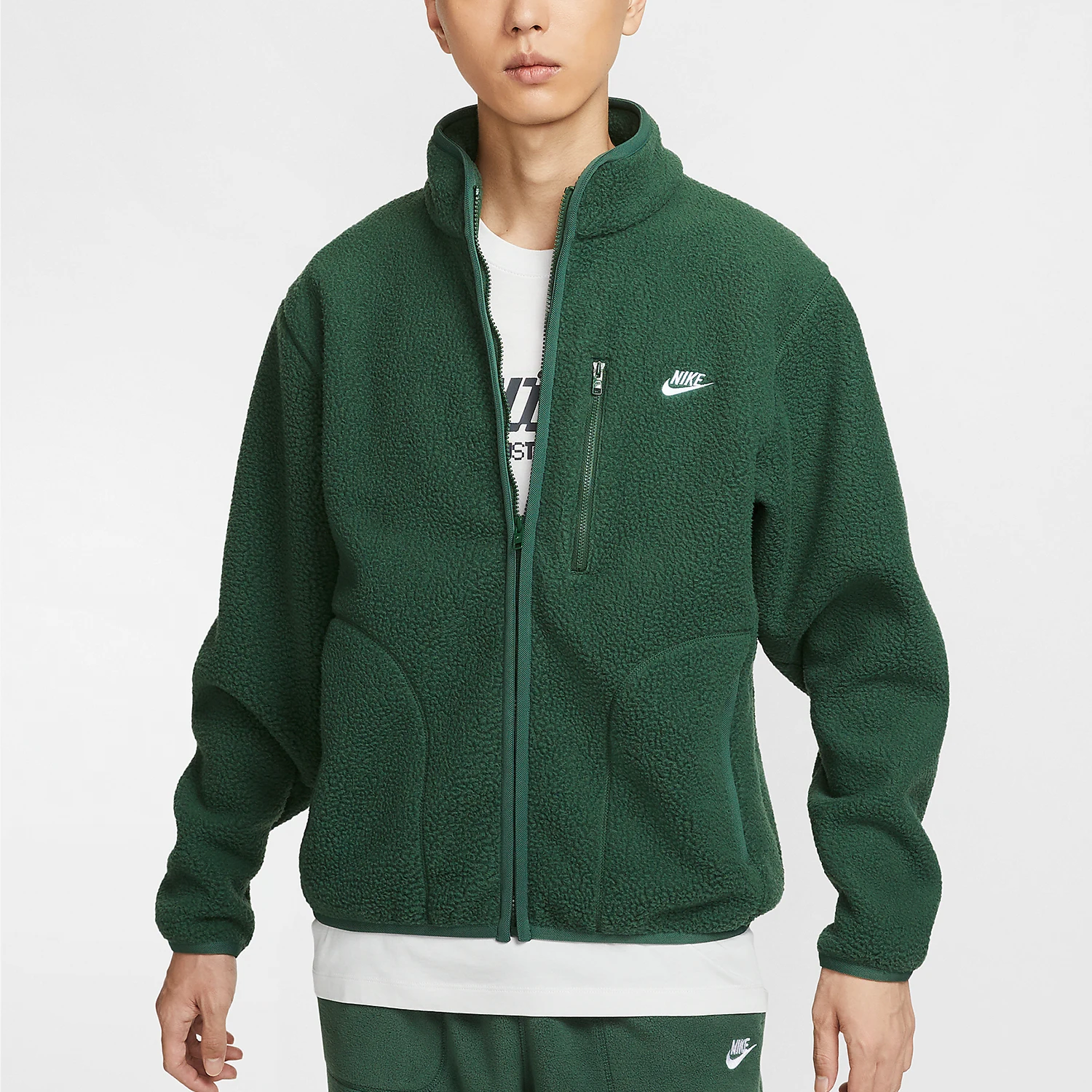 Nike Authentic Sportswear Club Men's Outdoor Stand Collar Jacket FZ0889-323
Nike Authentic Sportswear Club Men's Outdoor Stand Collar Jacket FZ0889-323